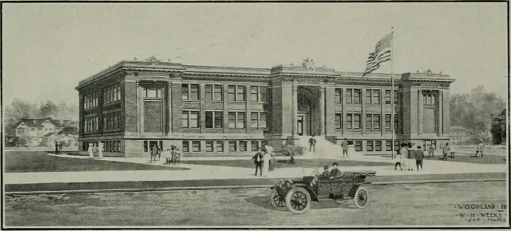 An illustration from The Architect & engineer of California and the Pacific Coast, 1905, leaf 276