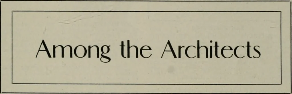An illustration from The Architect & engineer of California and the Pacific Coast, 1905, leaf 296