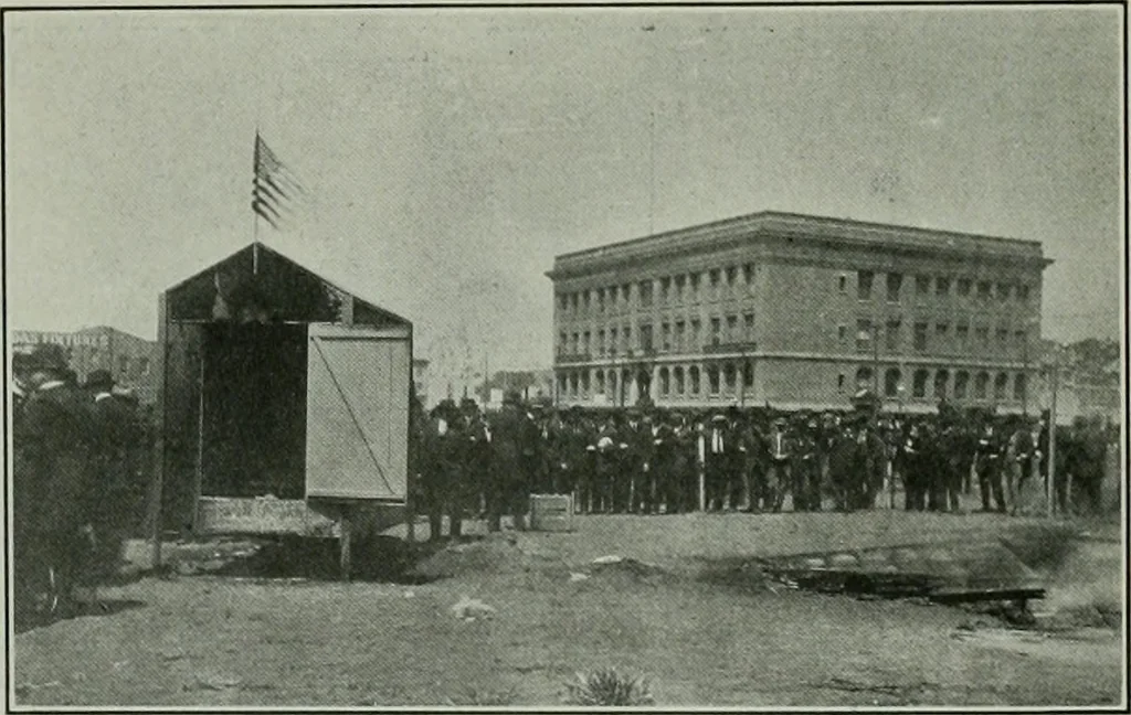 An illustration from The Architect & engineer of California and the Pacific Coast, 1905, leaf 319