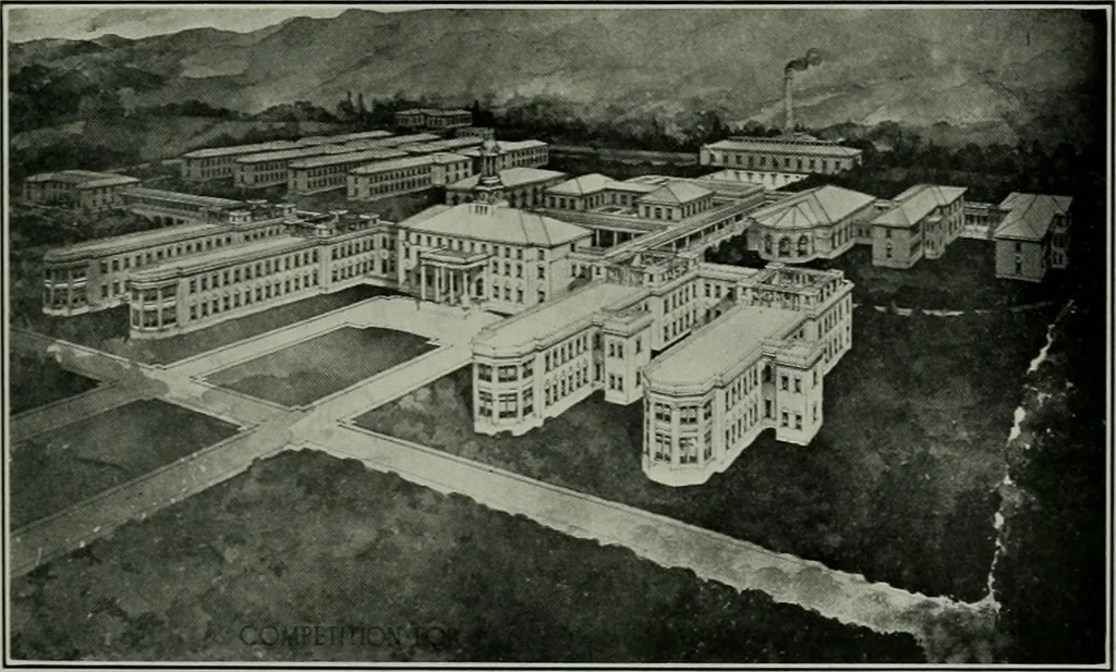 An illustration from The Architect & engineer of California and the Pacific Coast, 1905, leaf 366