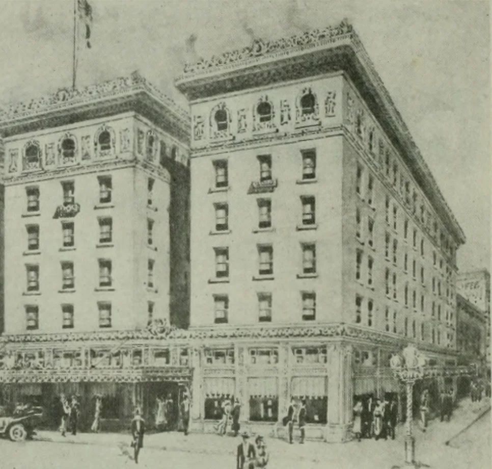 An illustration from The Architect & engineer of California and the Pacific Coast, 1905, leaf 371