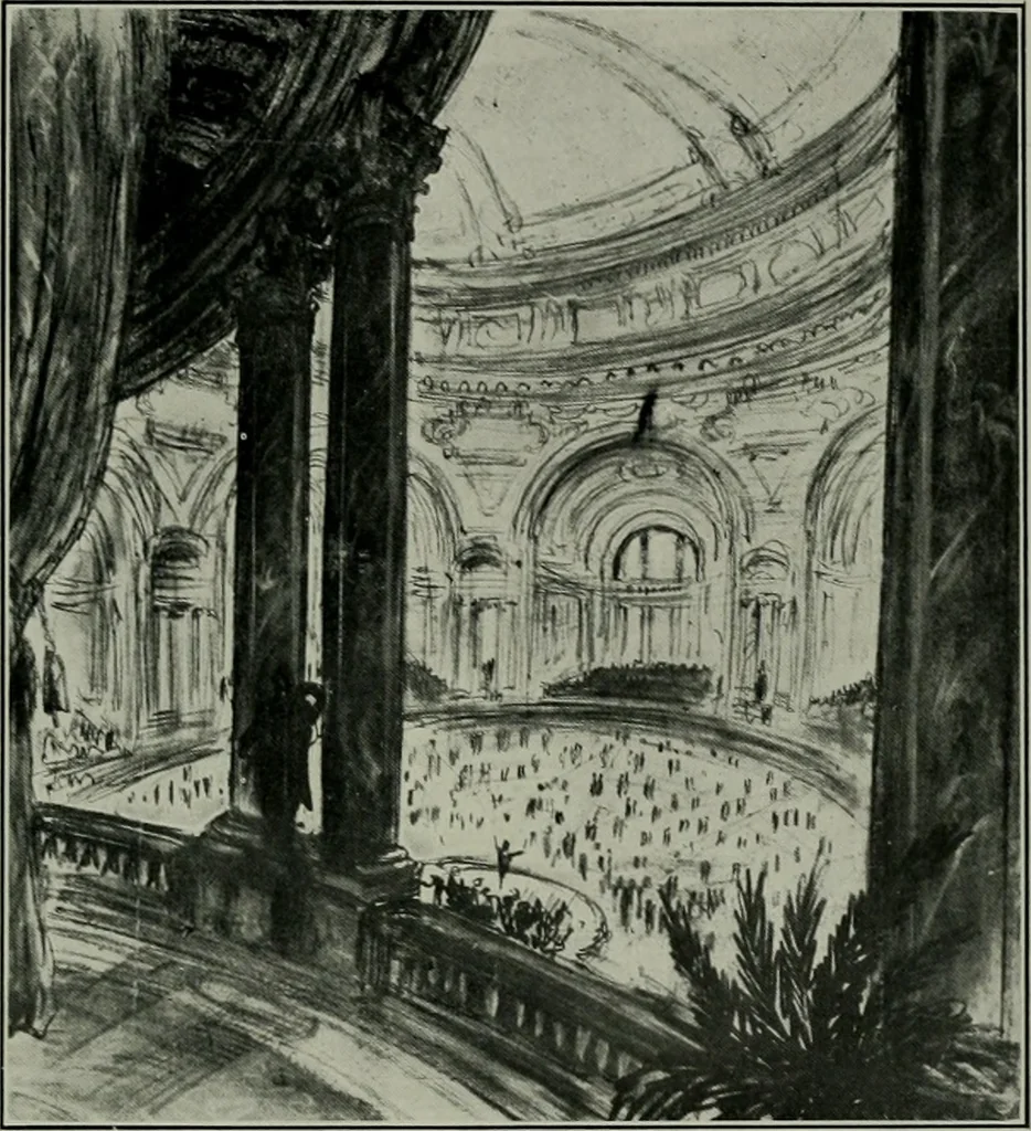 An illustration from The Architect & engineer of California and the Pacific Coast, 1905, leaf 416