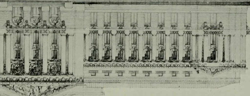 An illustration from The Architect & engineer of California and the Pacific Coast, 1905, leaf 424
