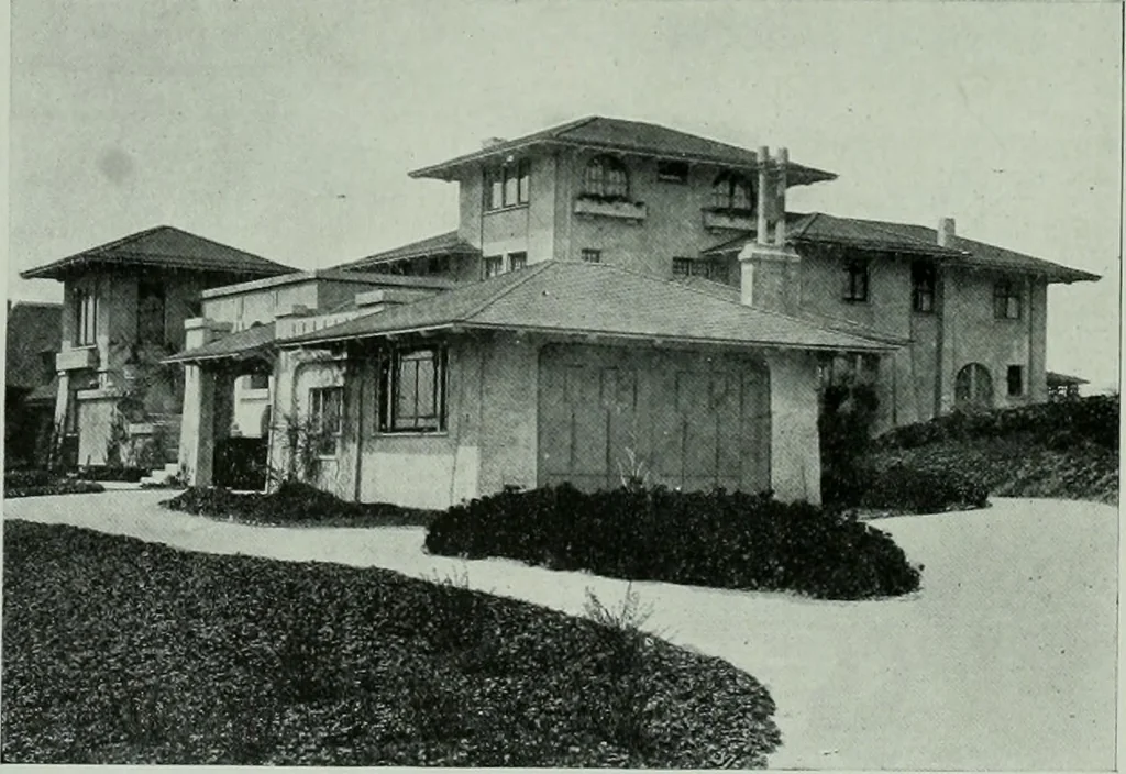 An illustration from The Architect & engineer of California and the Pacific Coast, 1905, leaf 431