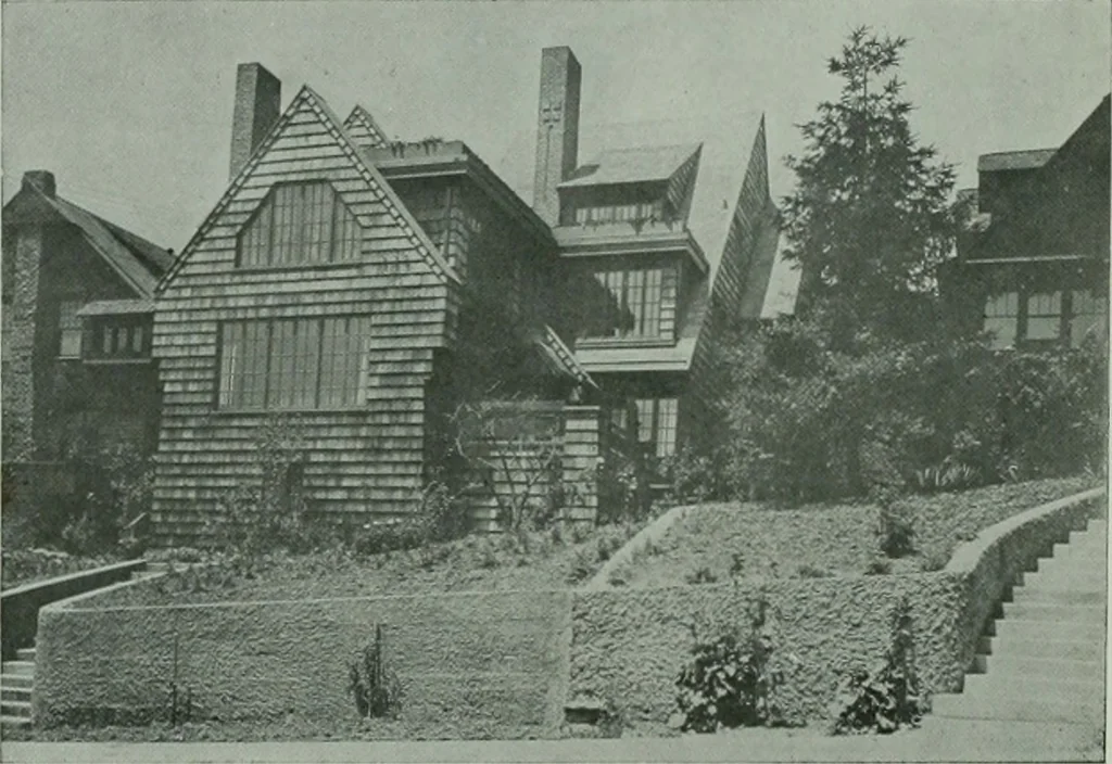 An illustration from The Architect & engineer of California and the Pacific Coast, 1905, leaf 437