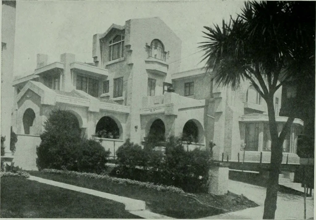 An illustration from The Architect & engineer of California and the Pacific Coast, 1905, leaf 441
