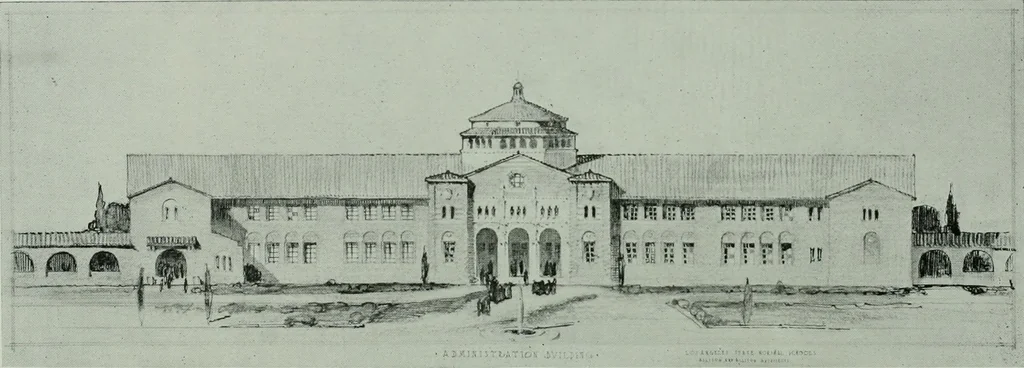 An illustration from The Architect & engineer of California and the Pacific Coast, 1905, leaf 449