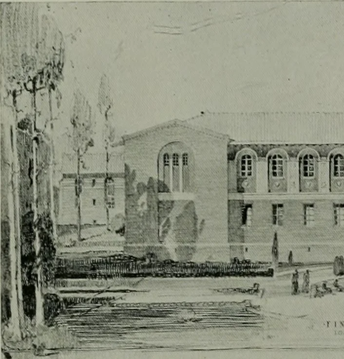 An illustration from The Architect & engineer of California and the Pacific Coast, 1905, leaf 450