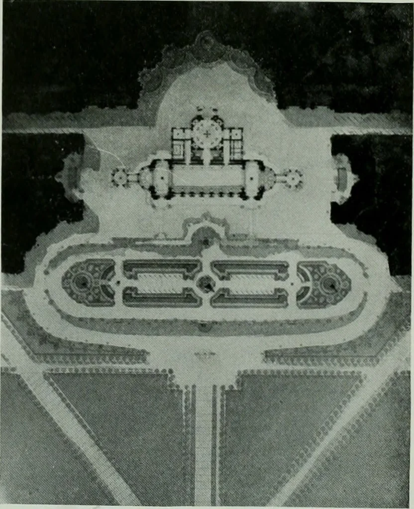 An illustration from The Architect & engineer of California and the Pacific Coast, 1905, leaf 451