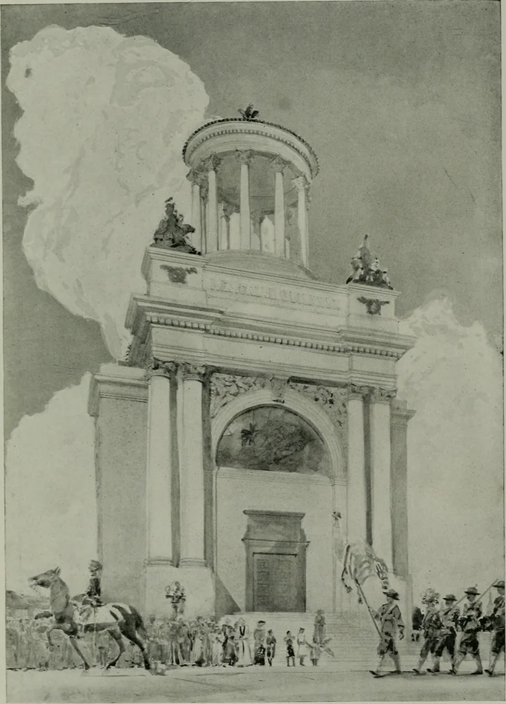An illustration from The Architect & engineer of California and the Pacific Coast, 1905, leaf 454