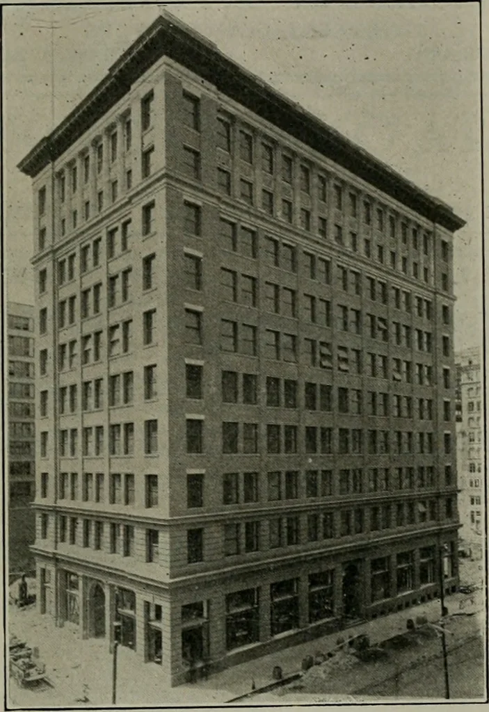 An illustration from The Architect & engineer of California and the Pacific Coast, 1905, leaf 502