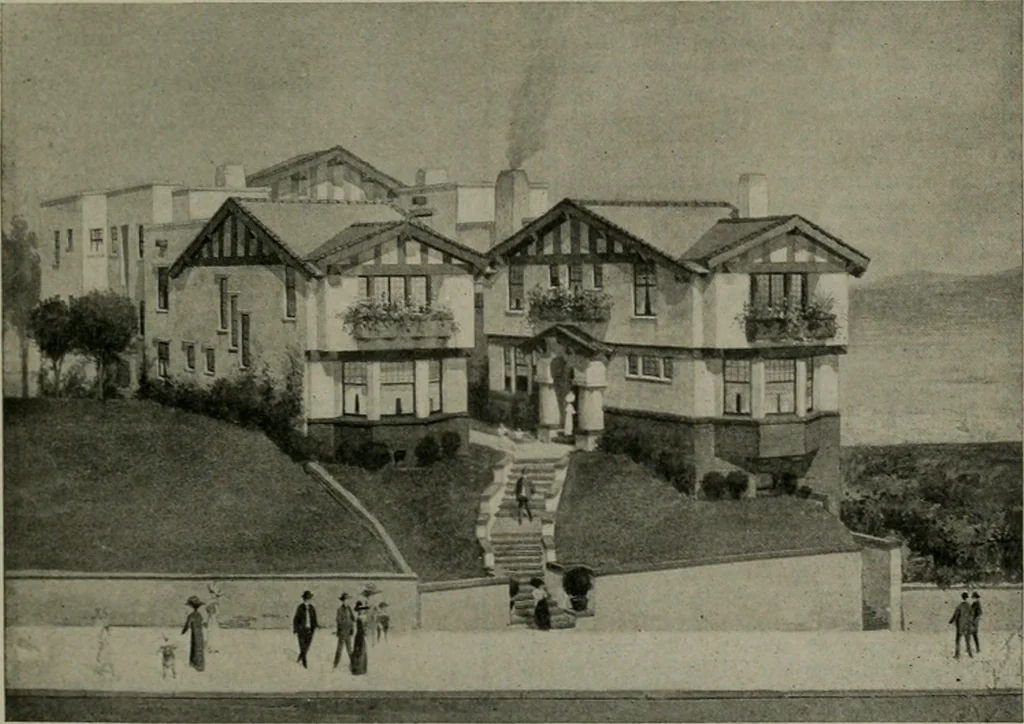 An illustration from The Architect & engineer of California and the Pacific Coast, 1905, leaf 504