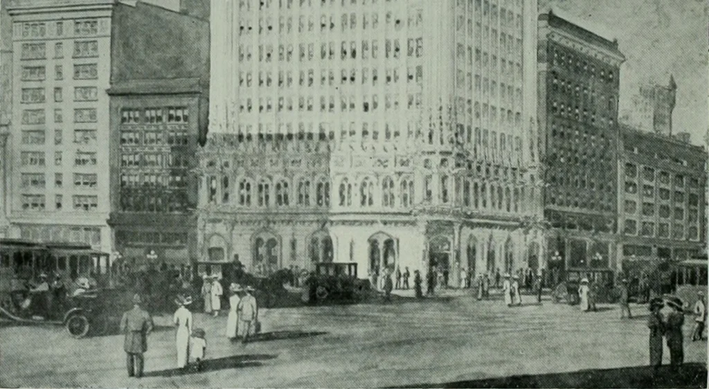 An illustration from The Architect & engineer of California and the Pacific Coast, 1905, leaf 53