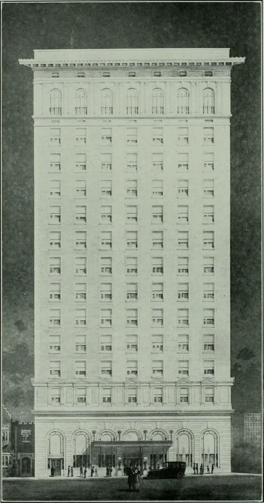 An illustration from The Architect & engineer of California and the Pacific Coast, 1905, leaf 55
