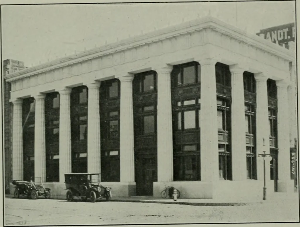 An illustration from The Architect & engineer of California and the Pacific Coast, 1905, leaf 64