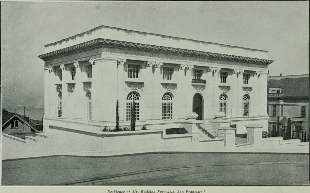 An illustration from The Architect & engineer of California and the Pacific Coast, 1905, leaf 69