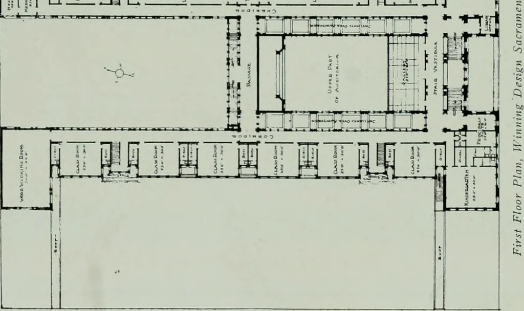 An illustration from The Architect & engineer of California and the Pacific Coast, 1905, leaf 73