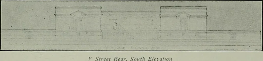 An illustration from The Architect & engineer of California and the Pacific Coast, 1905, leaf 74
