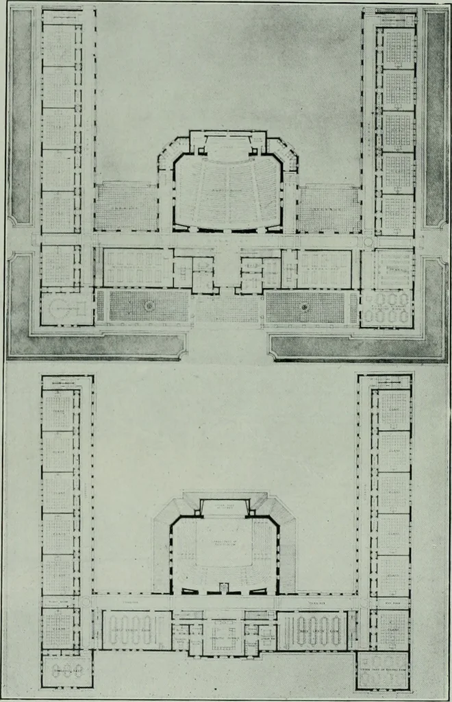 An illustration from The Architect & engineer of California and the Pacific Coast, 1905, leaf 75
