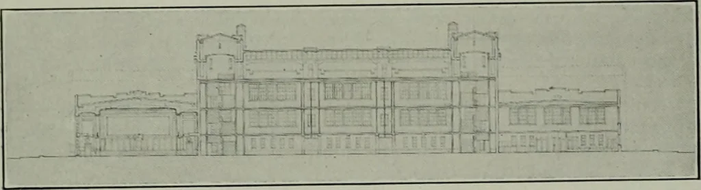 An illustration from The Architect & engineer of California and the Pacific Coast, 1905, leaf 78