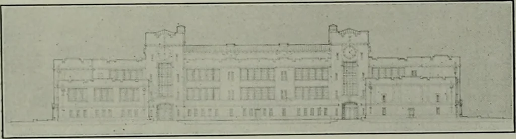 An illustration from The Architect & engineer of California and the Pacific Coast, 1905, leaf 78