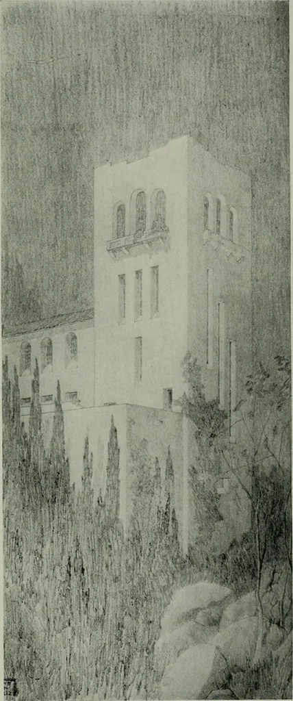 An illustration from The Architect & engineer of California and the Pacific Coast, 1905, leaf 82