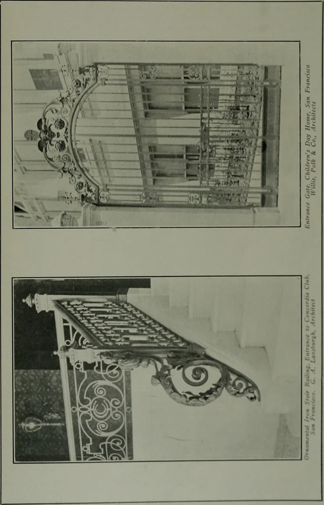 An illustration from The Architect & engineer of California and the Pacific Coast, 1905, leaf 104