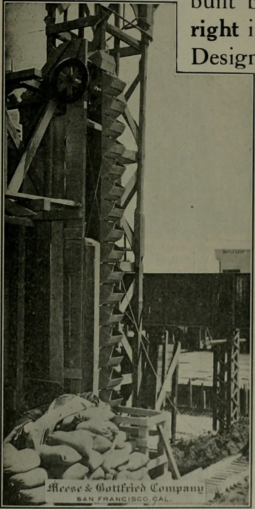 An illustration from The Architect & engineer of California and the Pacific Coast, 1905, leaf 140