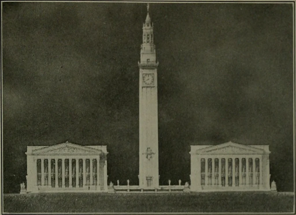 An illustration from The Architect & engineer of California and the Pacific Coast, 1905, leaf 142