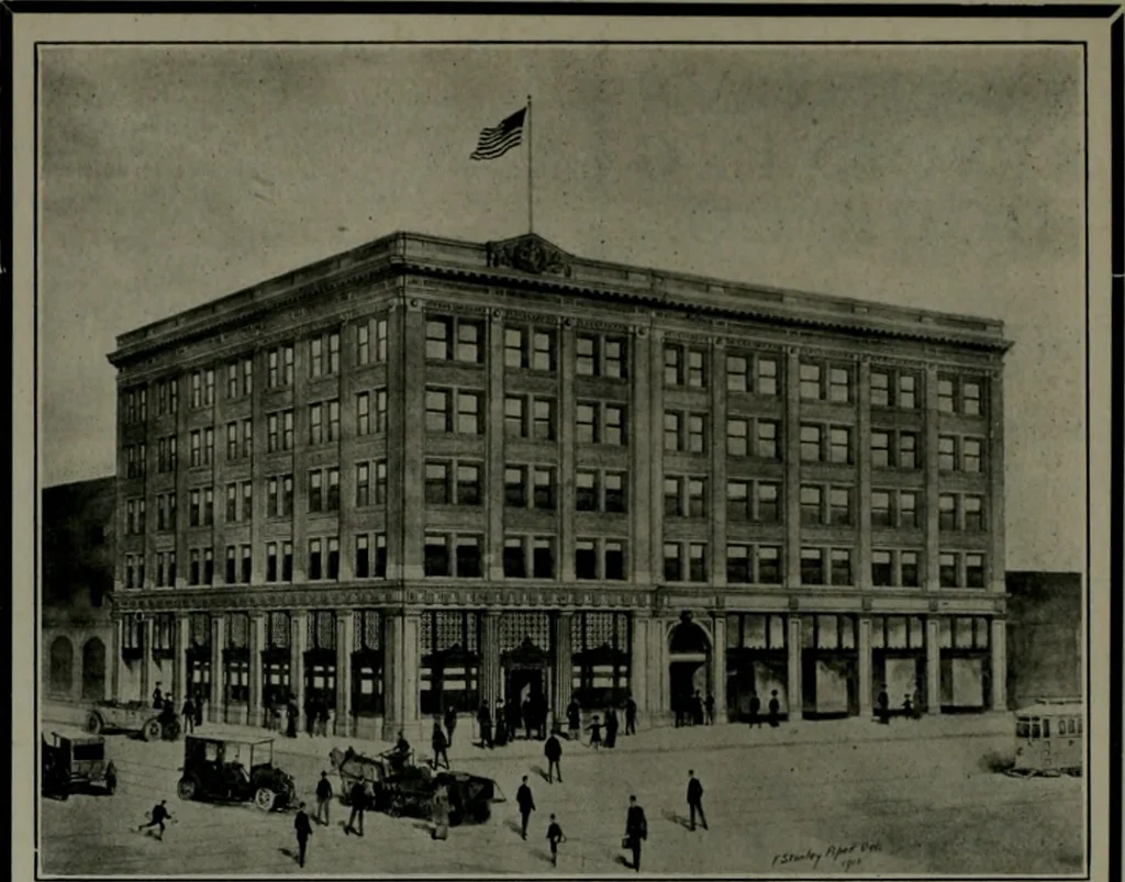 An illustration from The Architect & engineer of California and the Pacific Coast, 1905, leaf 179