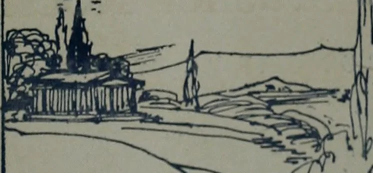 An illustration from The Architect & engineer of California and the Pacific Coast, 1905, leaf 182