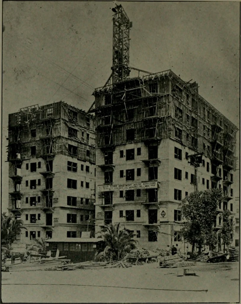An illustration from The Architect & engineer of California and the Pacific Coast, 1905, leaf 185