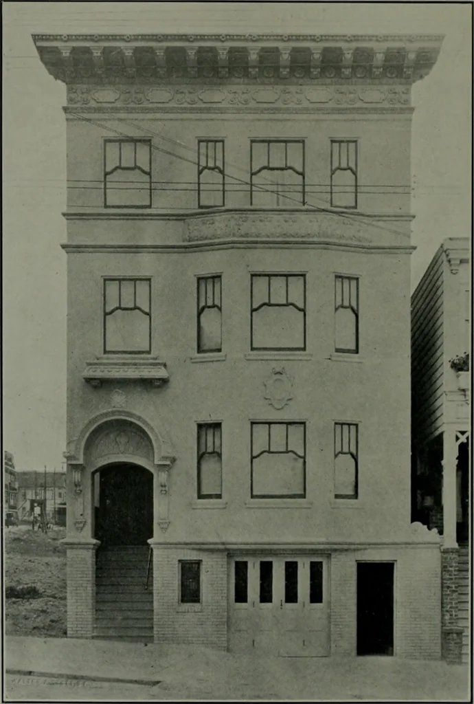 An illustration from The Architect & engineer of California and the Pacific Coast, 1905, leaf 231