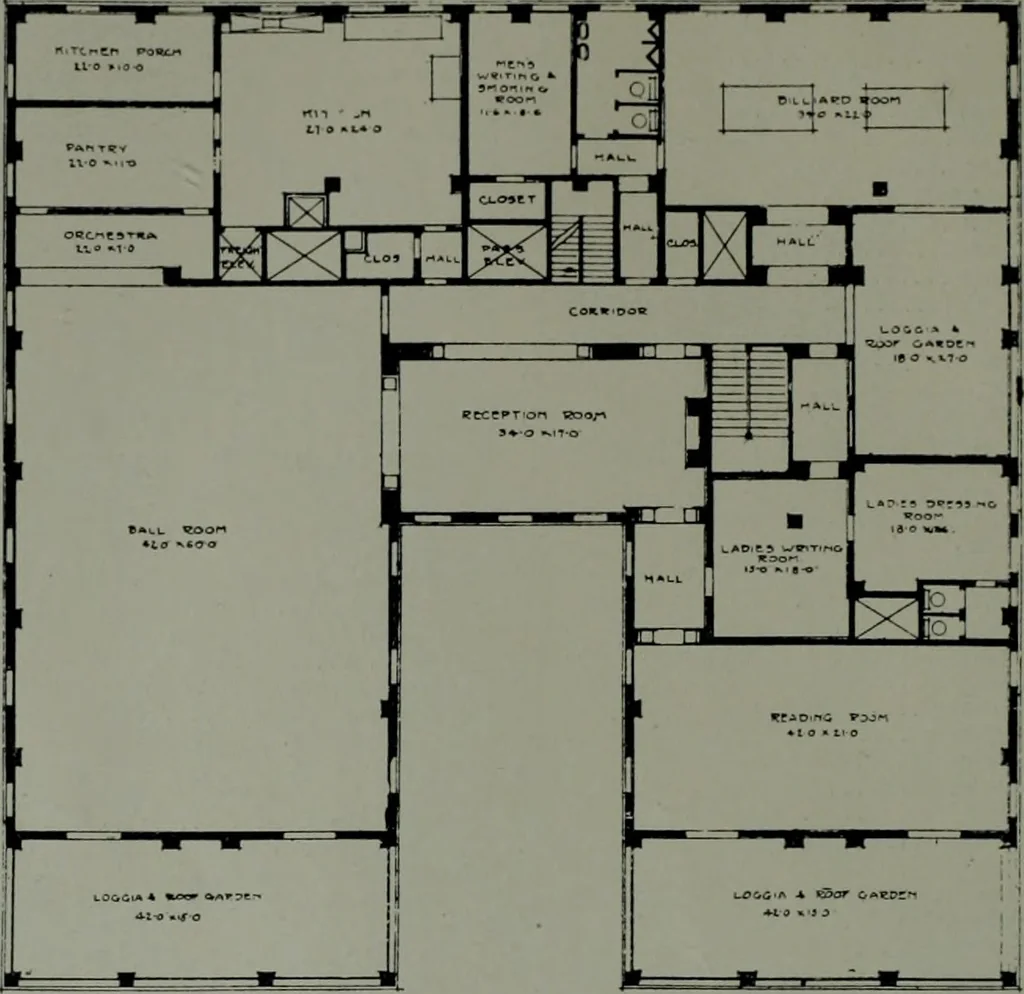 An illustration from The Architect & engineer of California and the Pacific Coast, 1905, leaf 255