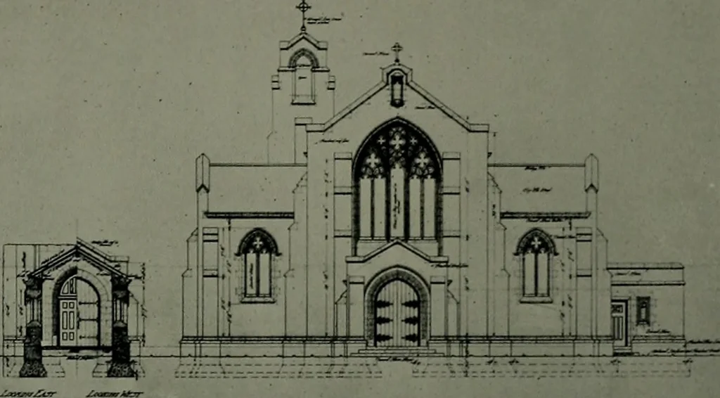 An illustration from The Architect & engineer of California and the Pacific Coast, 1905, leaf 268