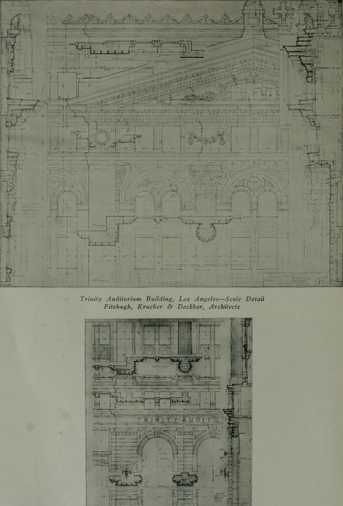 An illustration from The Architect & engineer of California and the Pacific Coast, 1905, leaf 273