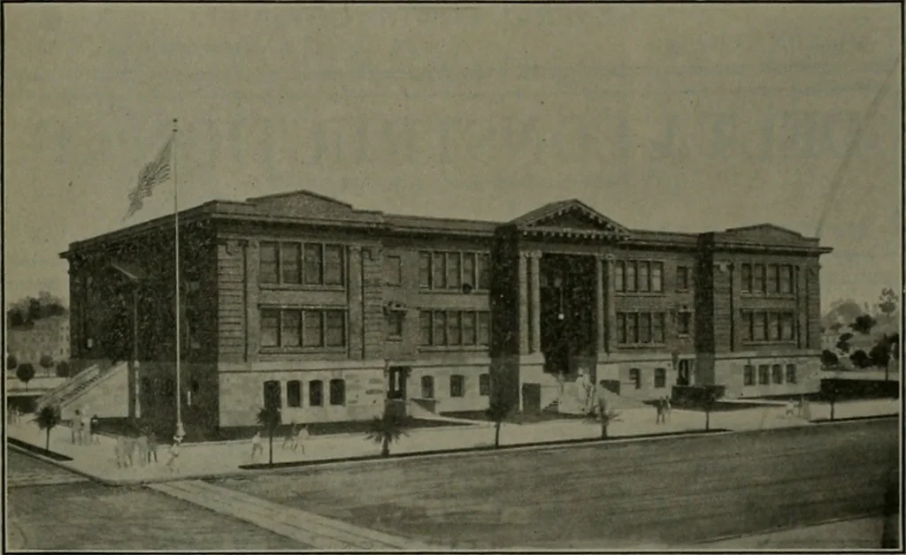An illustration from The Architect & engineer of California and the Pacific Coast, 1905, leaf 320