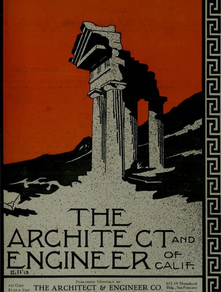 An illustration from The Architect & engineer of California and the Pacific Coast, 1905, leaf 356