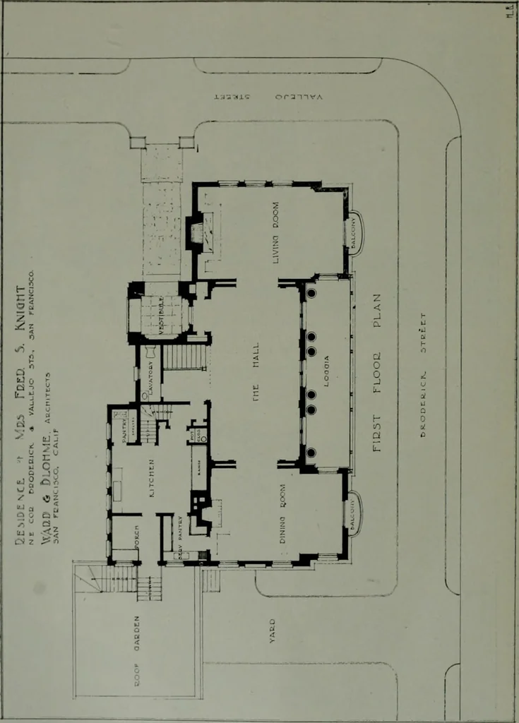 An illustration from The Architect & engineer of California and the Pacific Coast, 1905, leaf 417