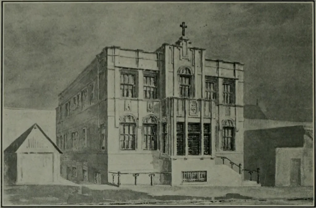 An illustration from The Architect & engineer of California and the Pacific Coast, 1905, leaf 437