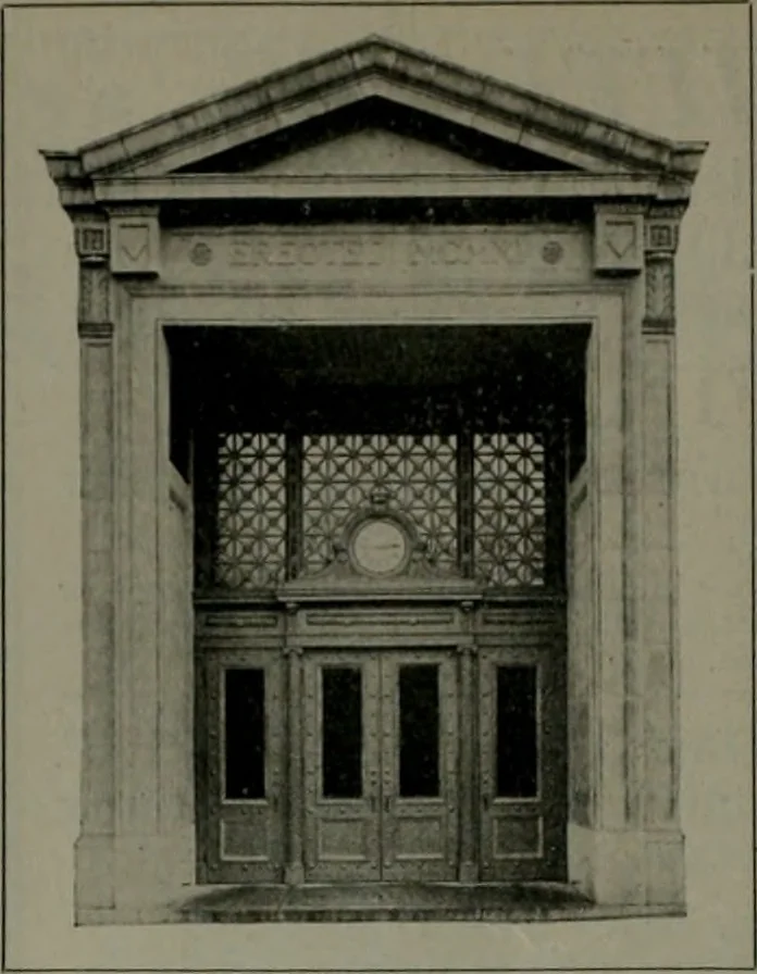 An illustration from The Architect & engineer of California and the Pacific Coast, 1905, leaf 45