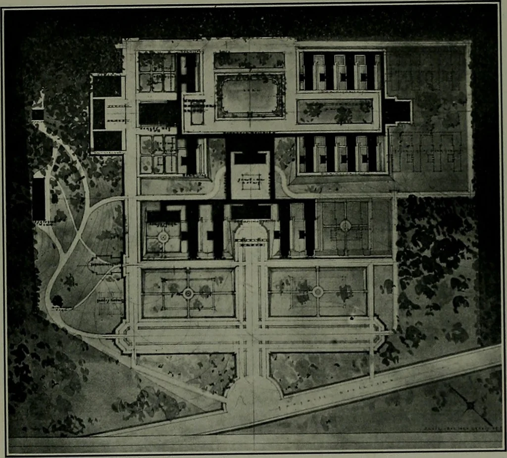 An illustration from The Architect & engineer of California and the Pacific Coast, 1905, leaf 62