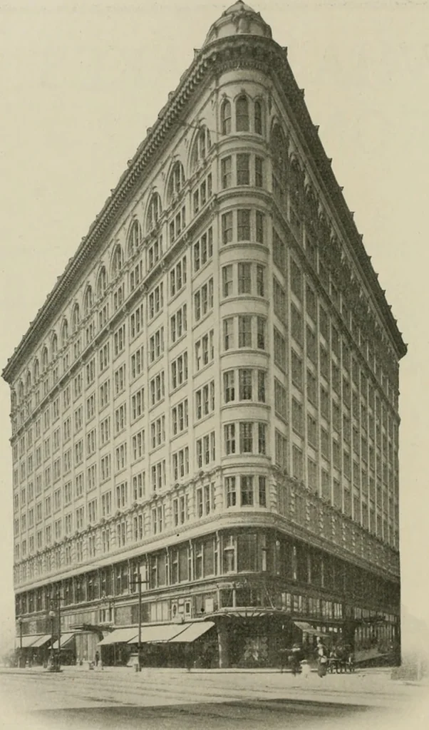 An illustration from The Architect & engineer of California and the Pacific Coast, 1905, leaf 141