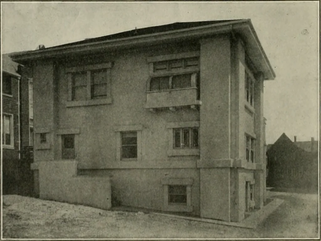 An illustration from The Architect & engineer of California and the Pacific Coast, 1905, leaf 151