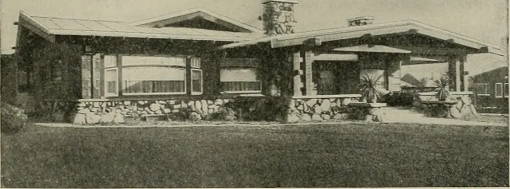An illustration from The Architect & engineer of California and the Pacific Coast, 1905, leaf 154