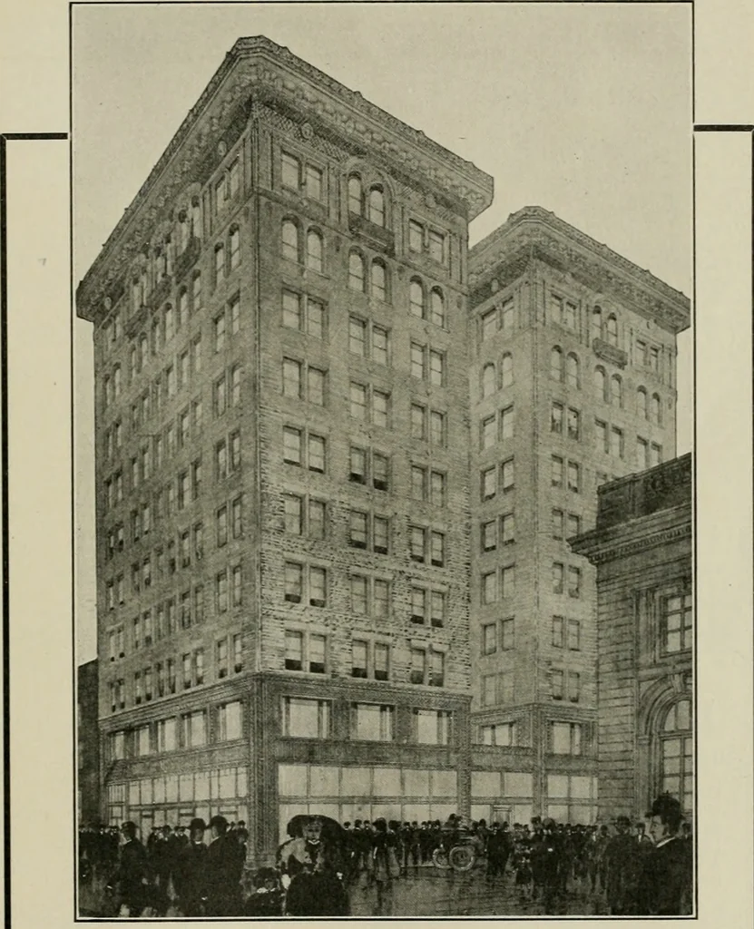 An illustration from The Architect & engineer of California and the Pacific Coast, 1905, leaf 160