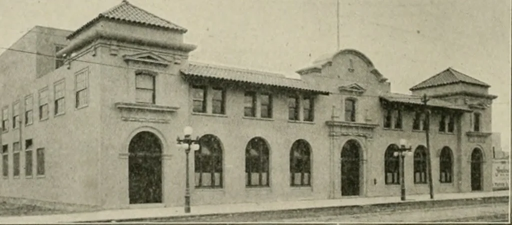 An illustration from The Architect & engineer of California and the Pacific Coast, 1905, leaf 173