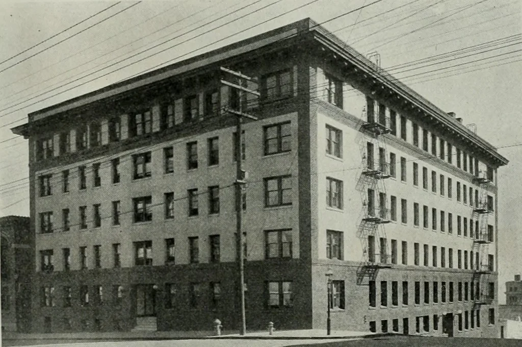 An illustration from The Architect & engineer of California and the Pacific Coast, 1905, leaf 216