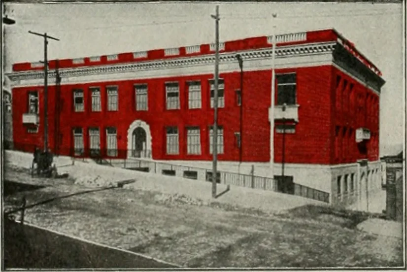 An illustration from The Architect & engineer of California and the Pacific Coast, 1905, leaf 217
