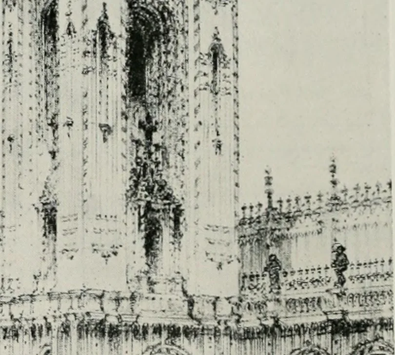 An illustration from The Architect & engineer of California and the Pacific Coast, 1905, leaf 235